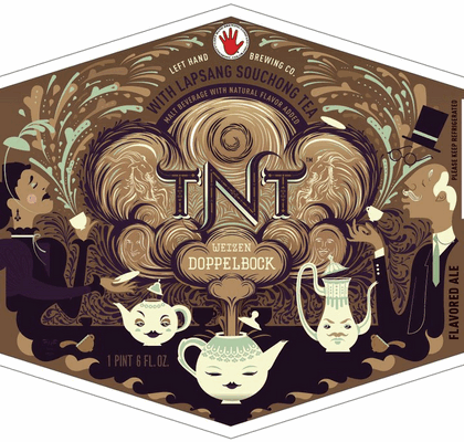Left Hand TNT beer Label Full Size