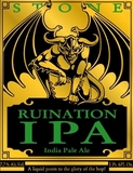 Stone Ruination Dry Hopped w/ Simcoe Hops beer