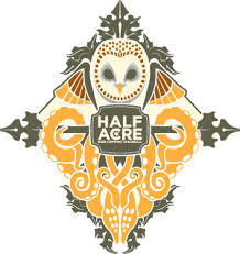Half Acre Huffy beer Label Full Size