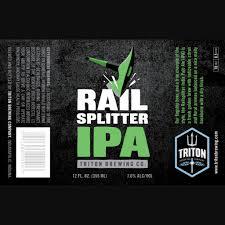 Triton Railsplitter IPA with Grapefruit Zest beer Label Full Size