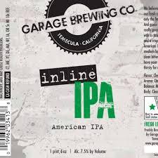 Garage Inline beer Label Full Size