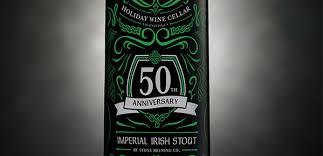 Stone Holiday Wine Cellar 50th Anniversary Imperial Irish Stout beer Label Full Size