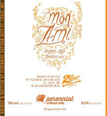 Perennial Mon Ami beer Label Full Size
