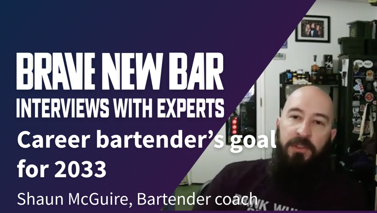 10-year goals for a career bartender