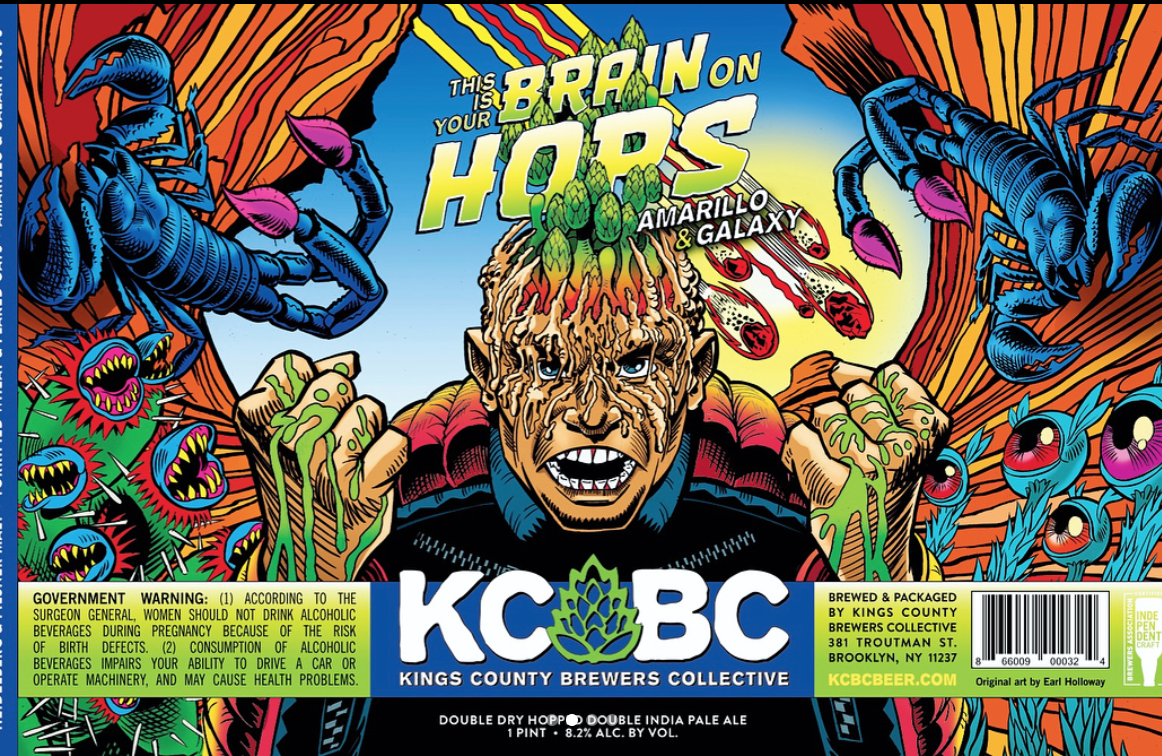 This Is Your Brain On Hops, 16oz 4-Pack