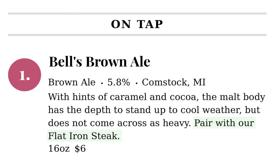 11 beer menu ideas for bars and restaurants