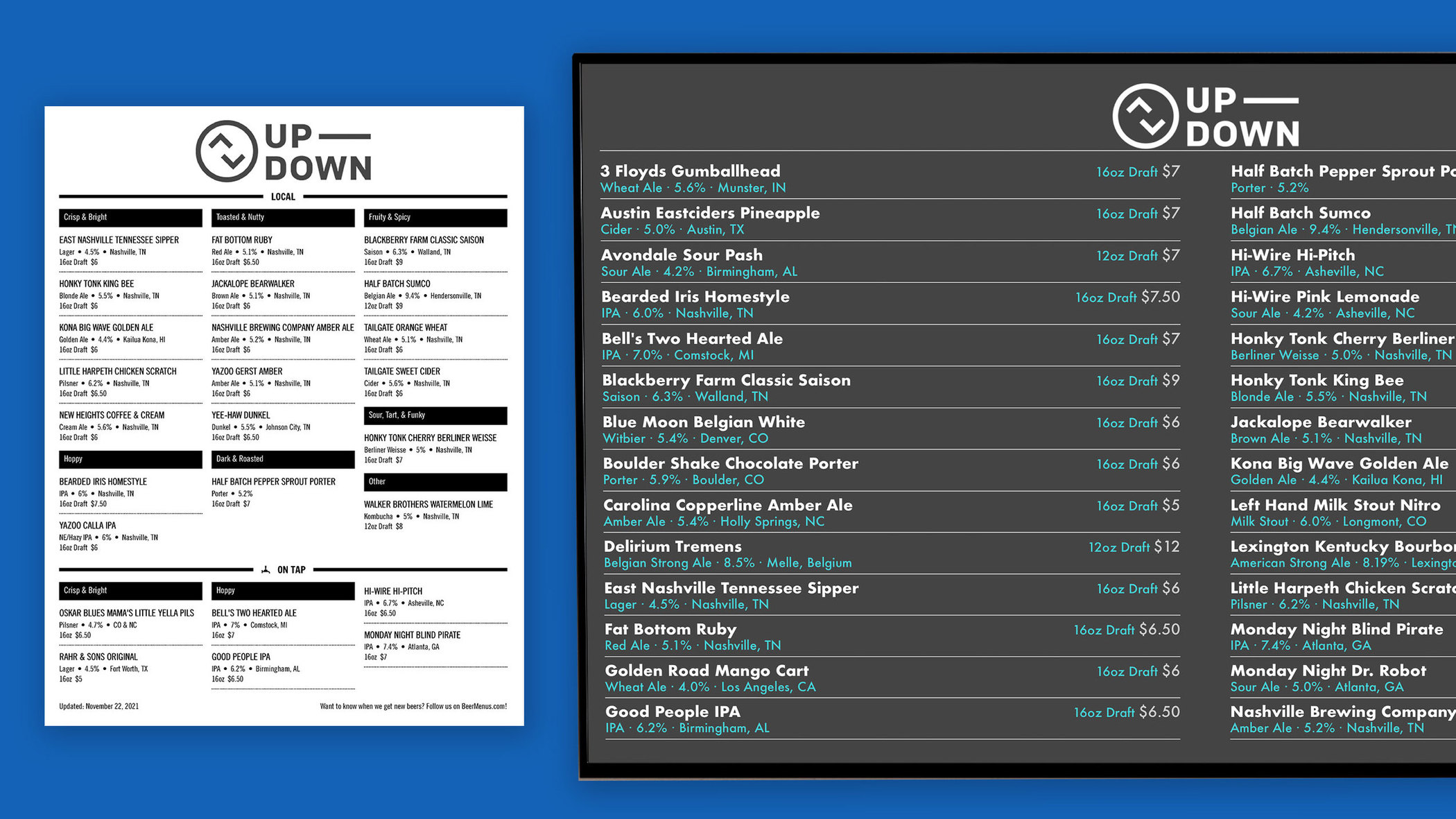 11 beer menu ideas for bars and restaurants