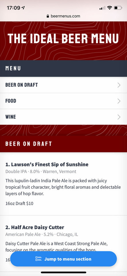 11 beer menu ideas for bars and restaurants