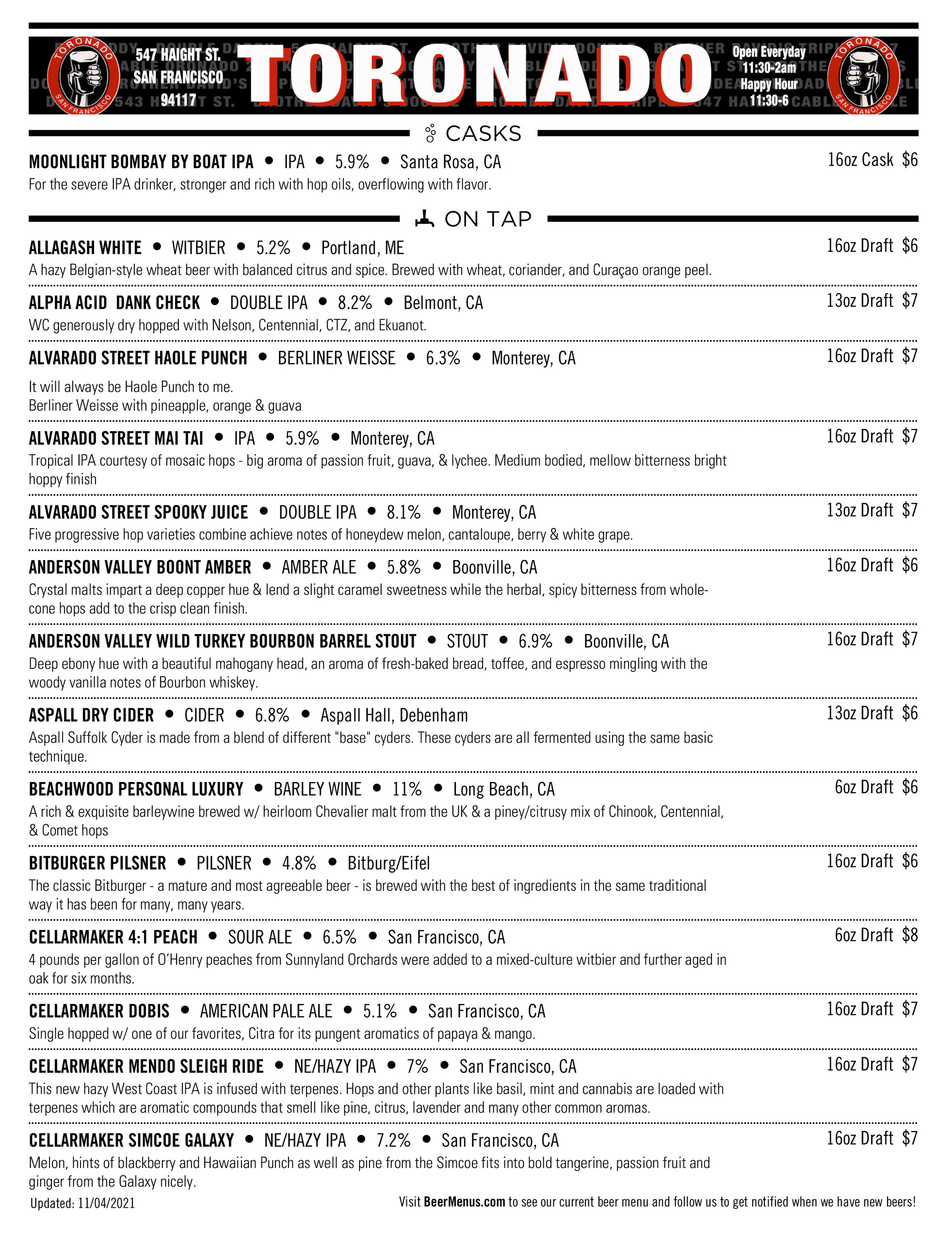 11 beer menu ideas for bars and restaurants