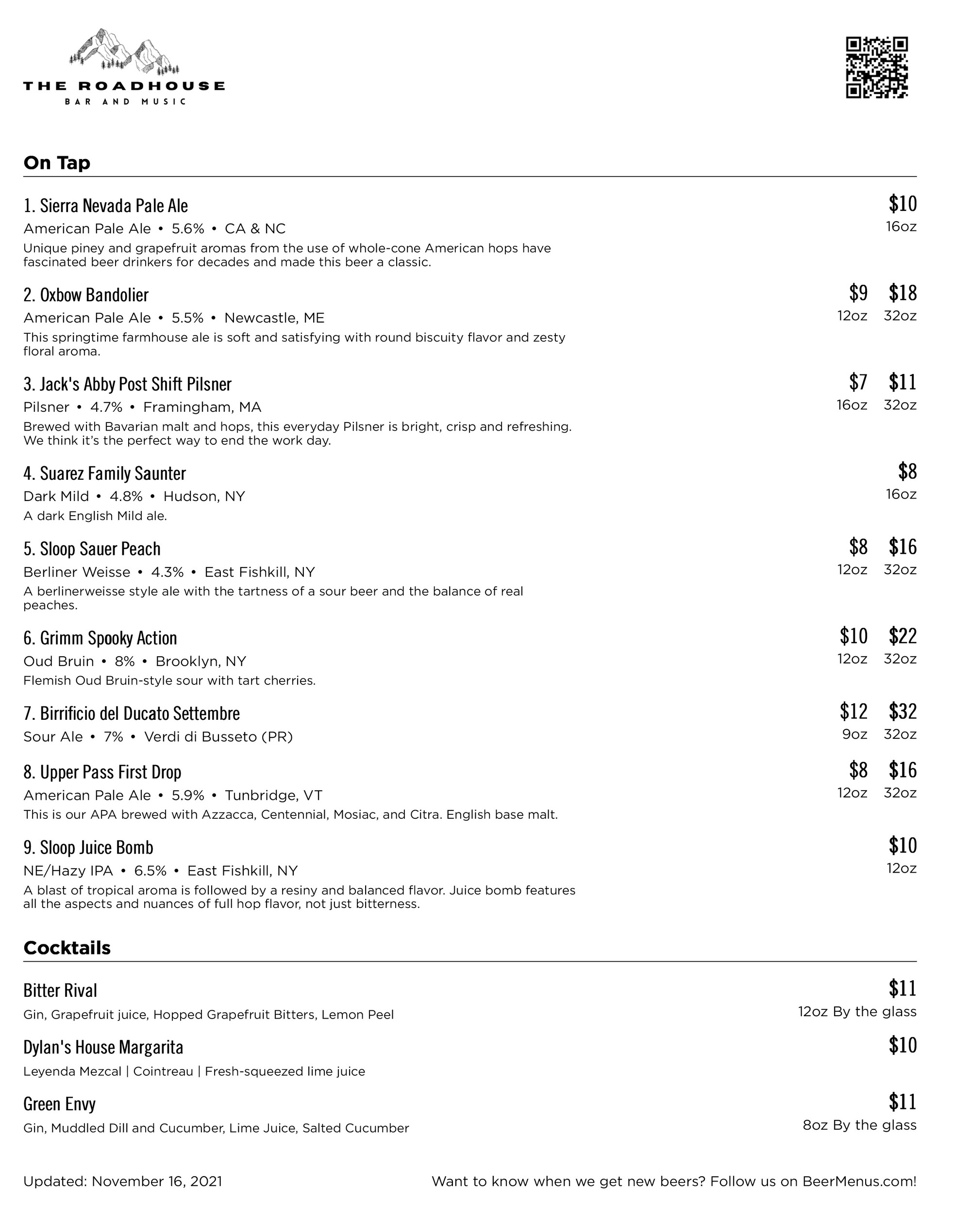 11 beer menu ideas for bars and restaurants